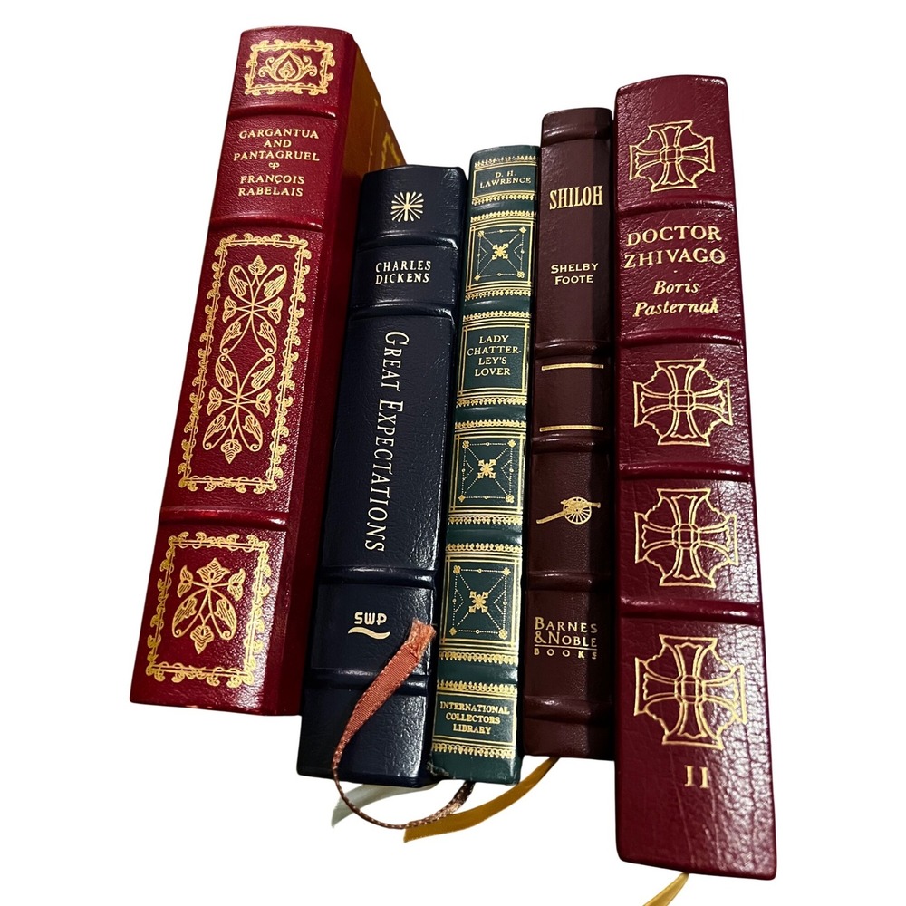 Barnes & Noble International Collectors Library Classics Book Lot of 5 Red Blue